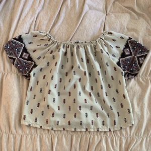 Cute off-shoulder top